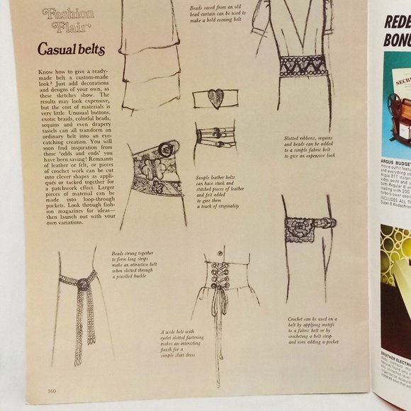 Golden Hands Magazine Knitting dressmaking Needlecraft Part 8 Vol 1 Guide 70s - Picture 10 of 10